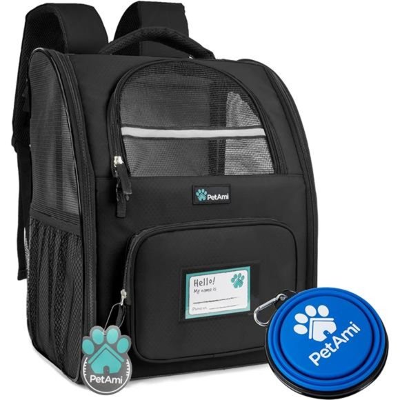 Dog Backpack Carrier for Small Large Cat, Pet, Puppies, Ventilated